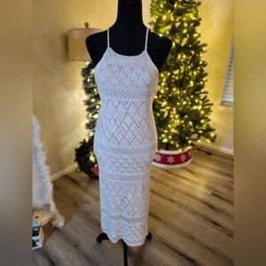 Sweet crochet style dress.